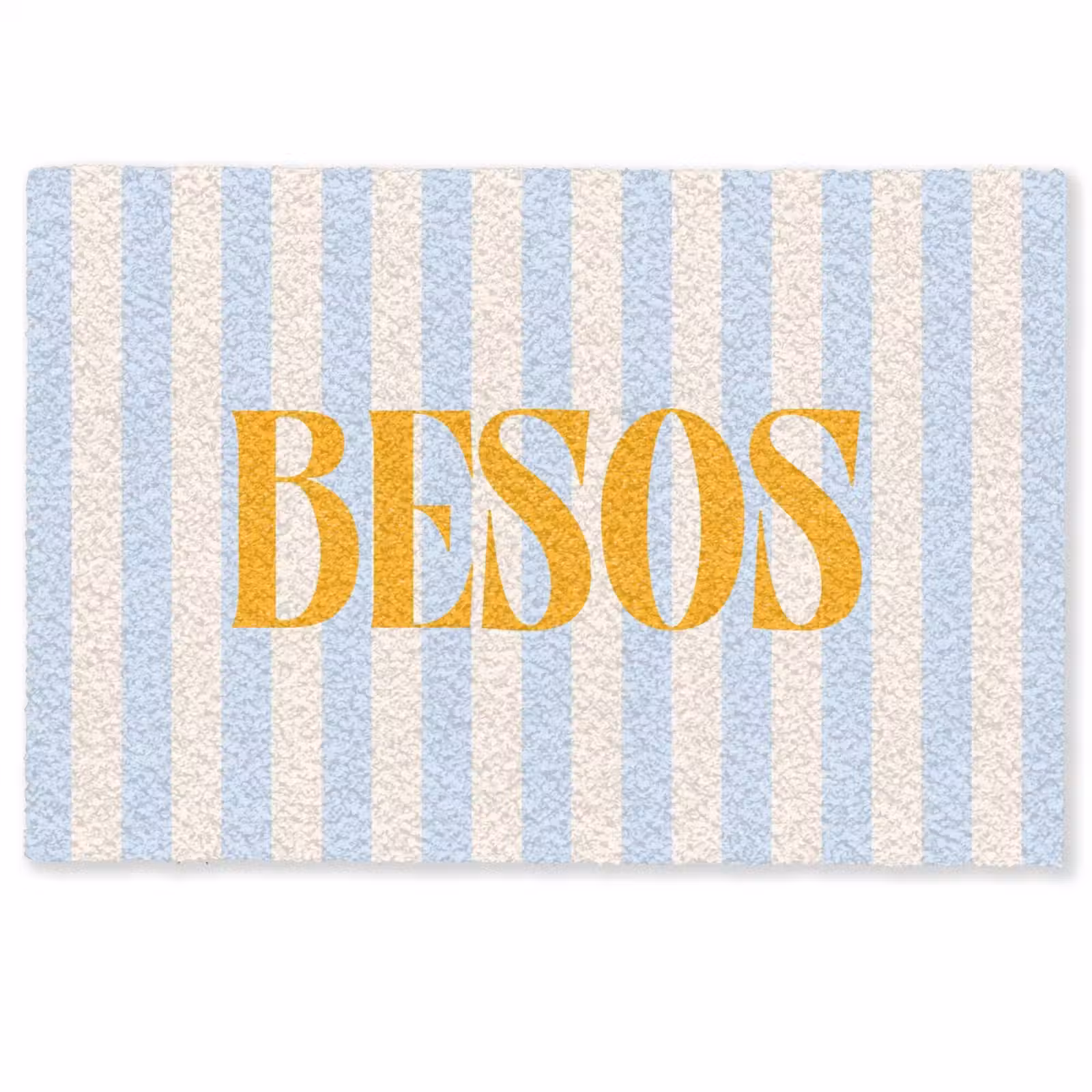 Deurmat - Oranje - Blauw - Strepen - Besos — 1