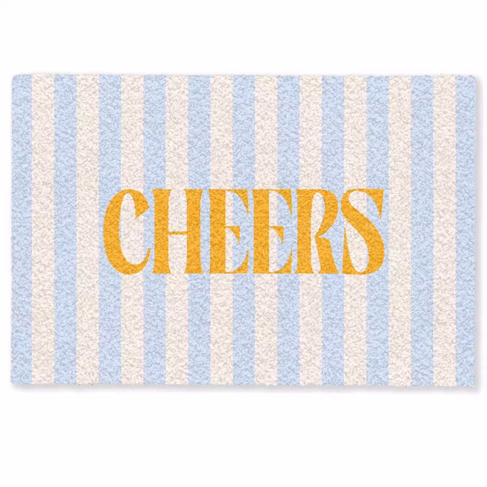 Deurmat - Oranje - Blauw - Strepen - Cheers — 1
