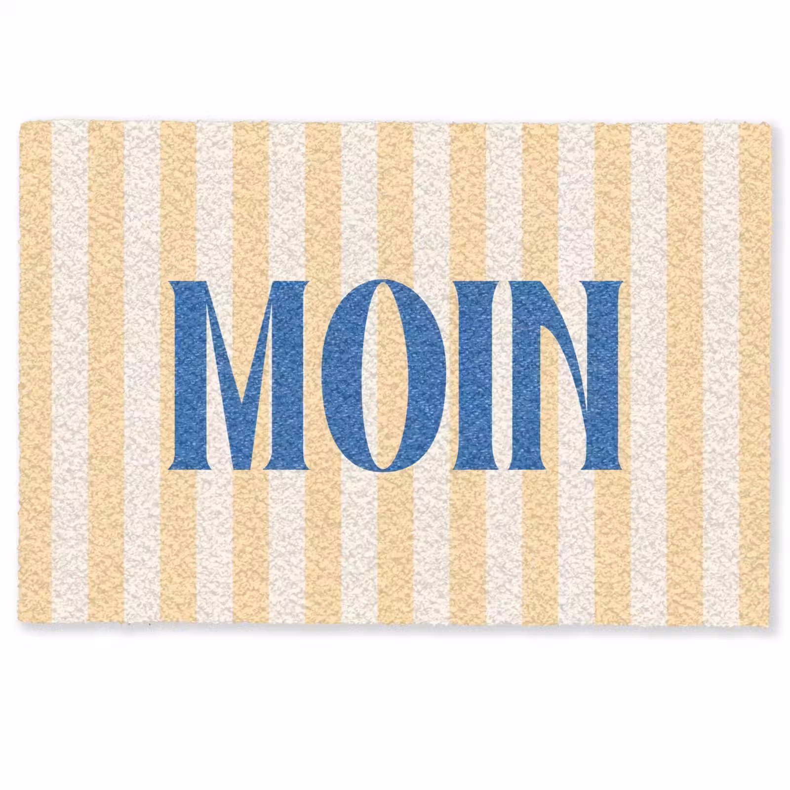 Deurmat - Blauw - Geel - Strepen - Moin — 1