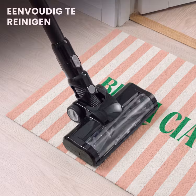 Deurmat - Zachtroze - Groen- Strepen - Bella Ciao — 9