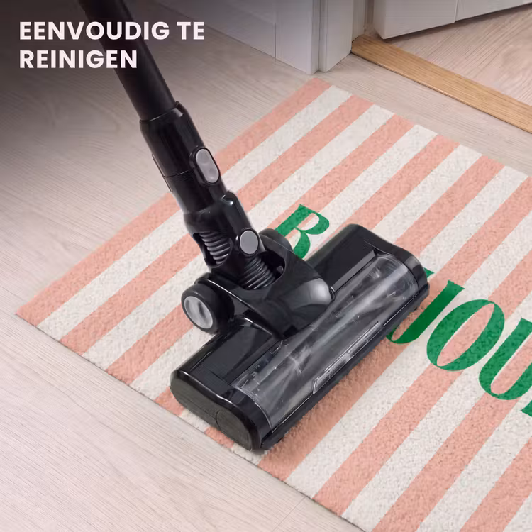 Deurmat - Zachtroze - Groen - Strepen - Bonjour — 9