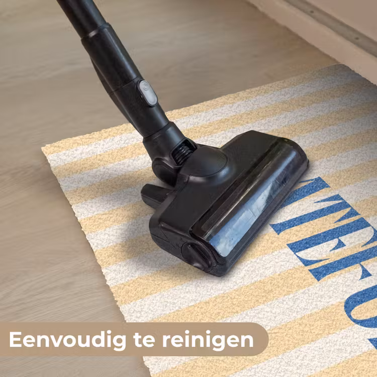 Deurmat - Blauw - Geel - Strepen - Grateful — 9
