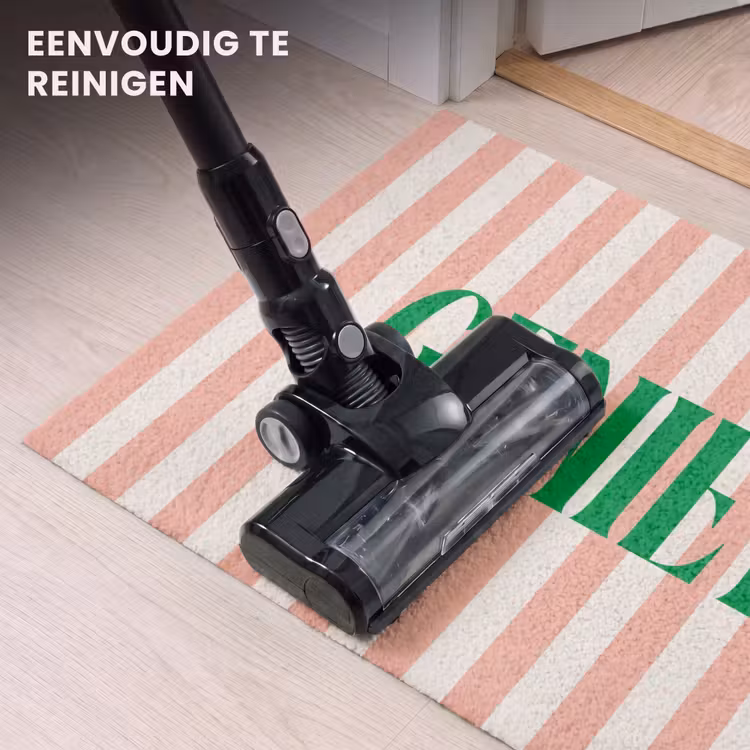 Deurmat - Zachtroze - Groen - Strepen - Geniet — 9