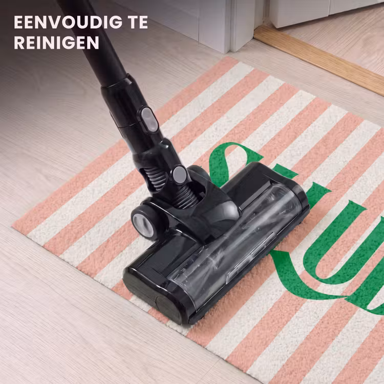 Deurmat - Zachtroze - Groen - Strepen - Salud — 9