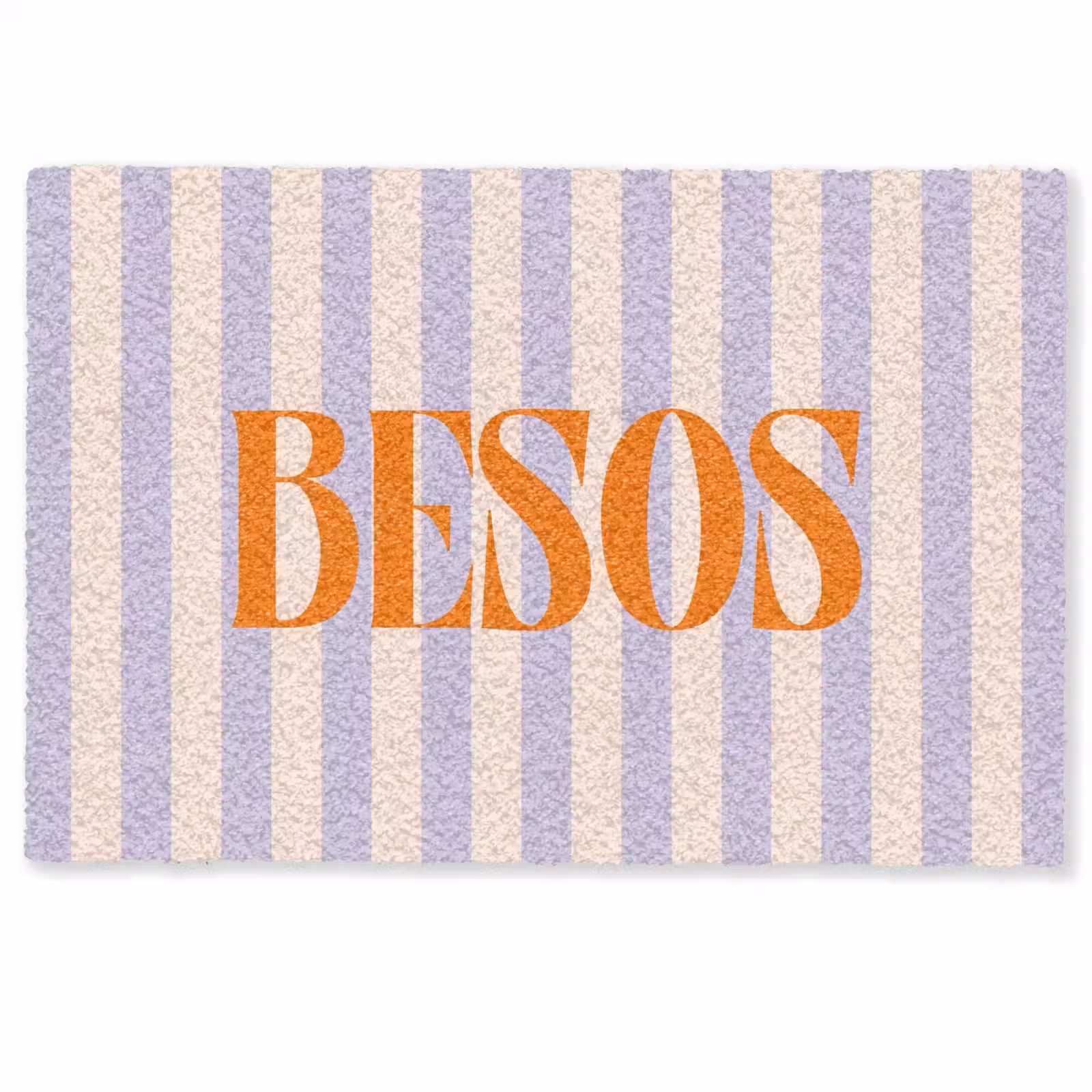 Deurmat - Lila - Oranje - Strepen - Besos — 1