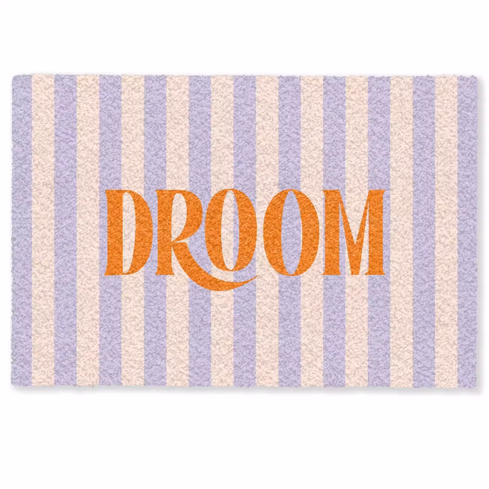Deurmat - Lila - Oranje - Strepen - Droom — 1