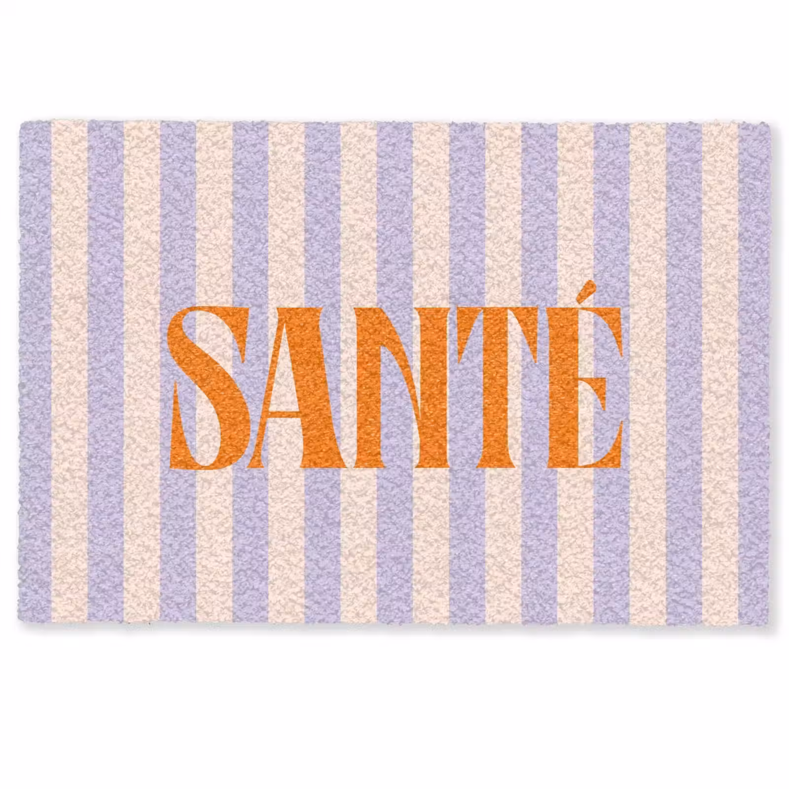 Deurmat - Lila - Oranje - Strepen - Santé — 1