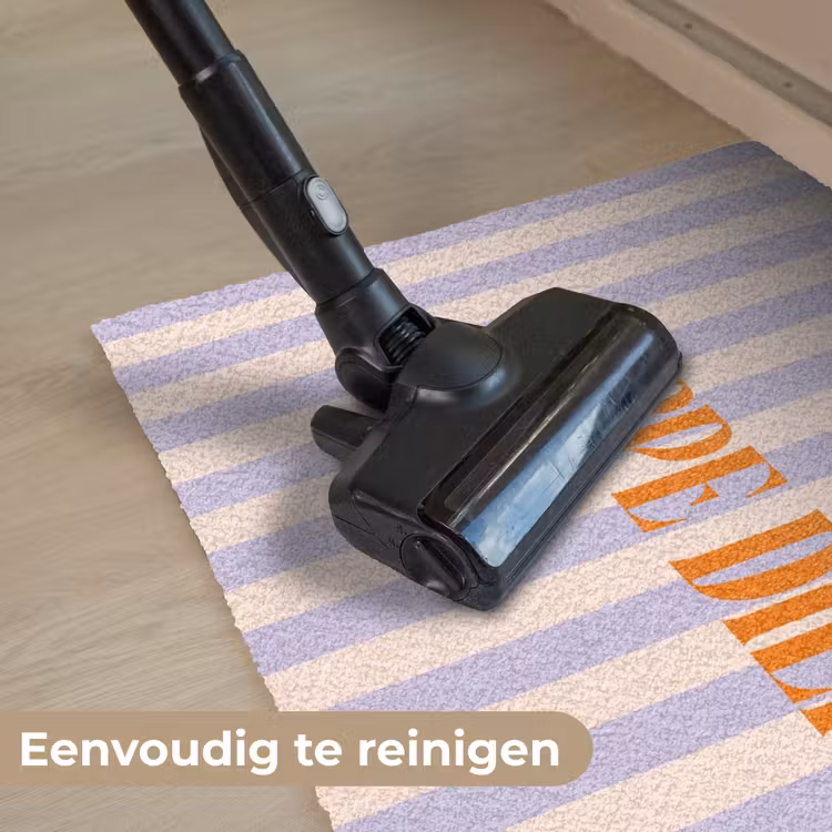 Deurmat - Lila - Oranje - Strepen - Carpe Diem — 9
