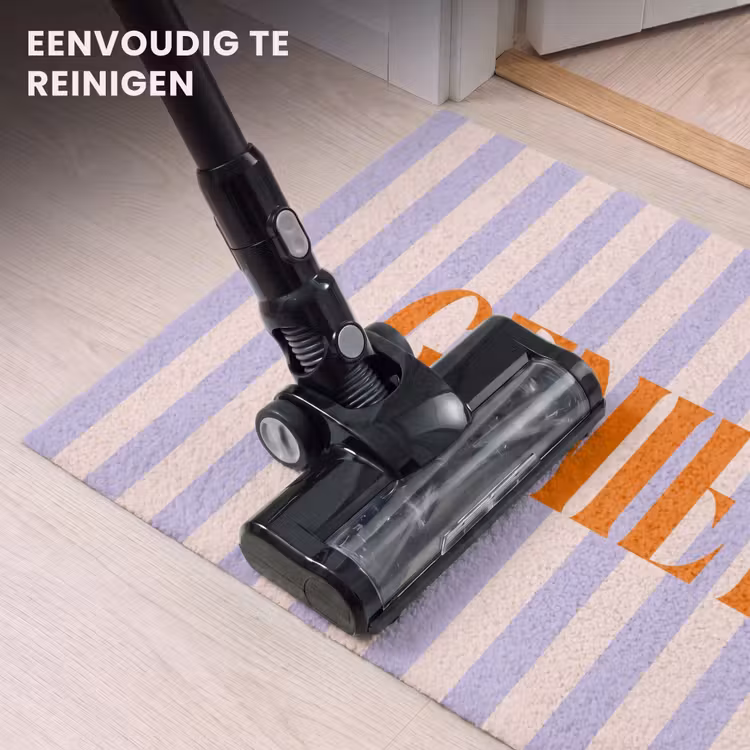 Deurmat - Lila - Oranje - Strepen - Geniet — 9