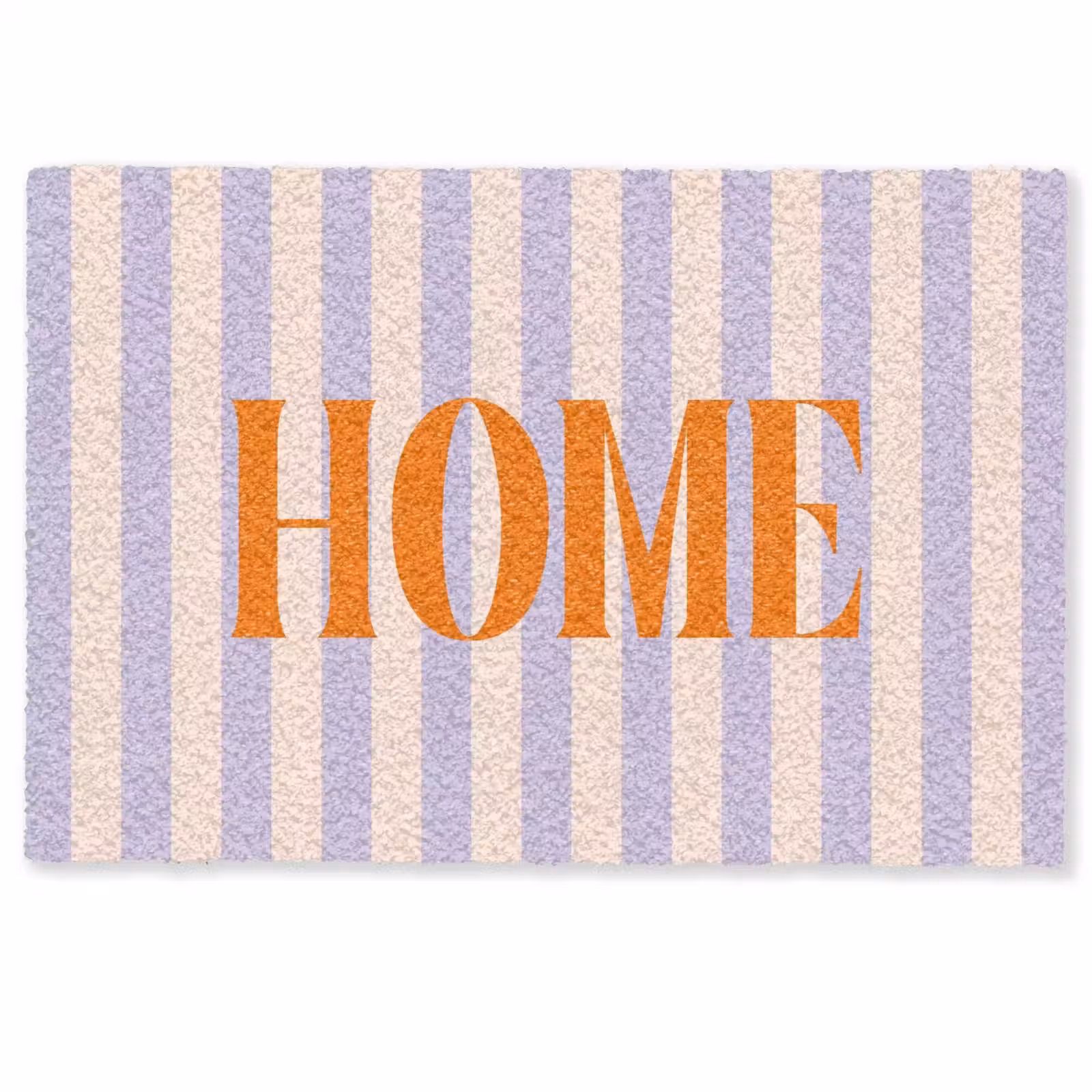Deurmat - Lila - Oranje - Strepen - Home — 1