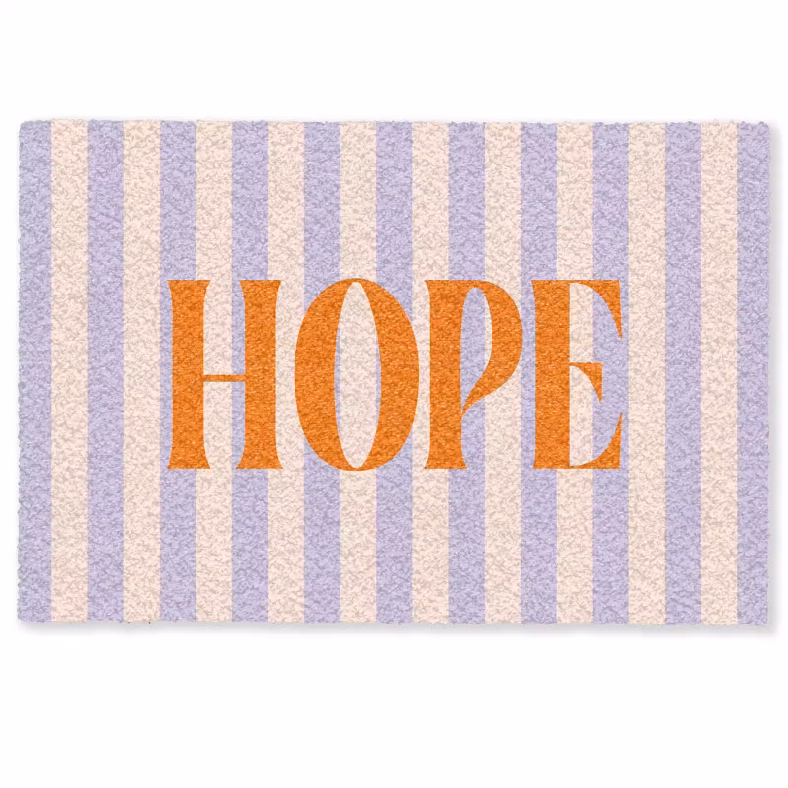 Deurmat - Lila - Oranje - Strepen - Hope — 1
