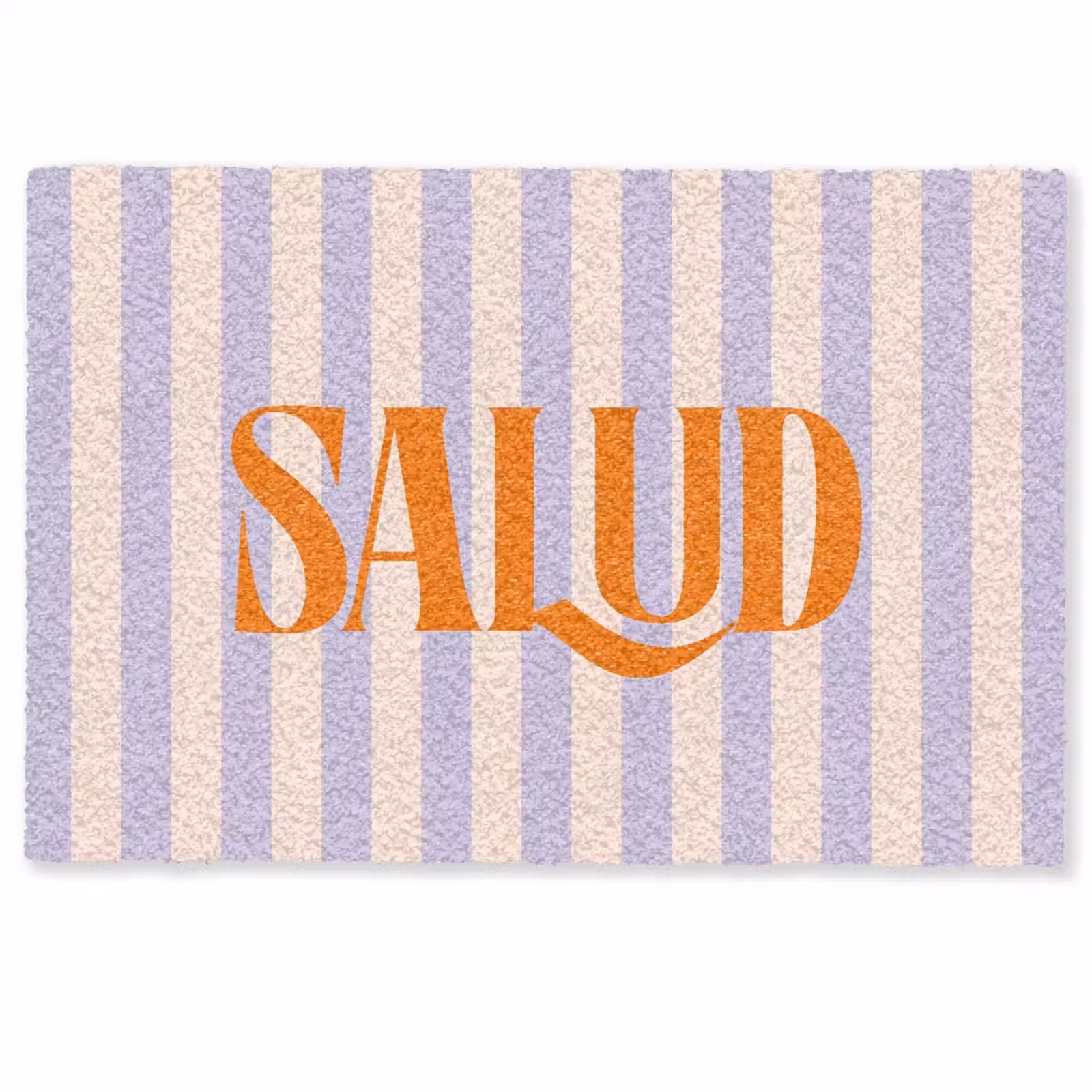 Deurmat - Lila - Oranje - Strepen - Salud — 1