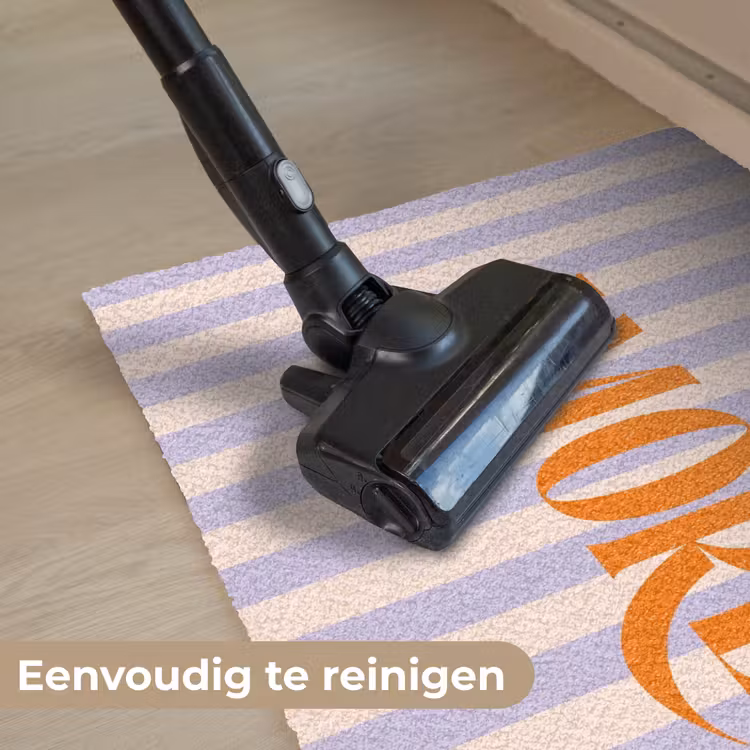 Deurmat - Lila - Oranje - Strepen - Amore — 9