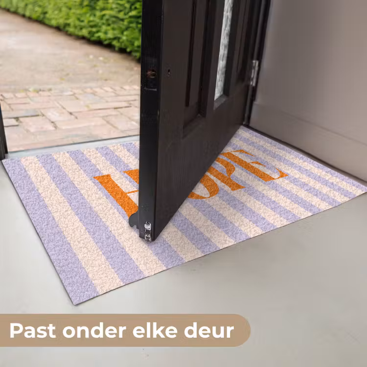 Deurmat - Lila - Oranje - Strepen - Hope — 7