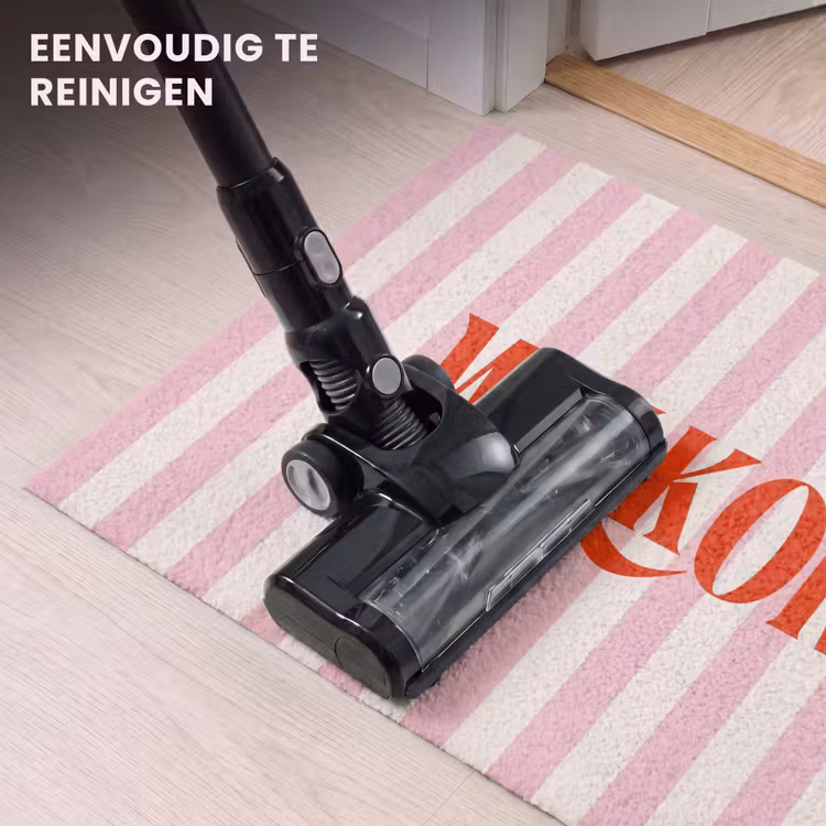 Deurmat - Zachtroze - Rood - Strepen - Welkom — 9
