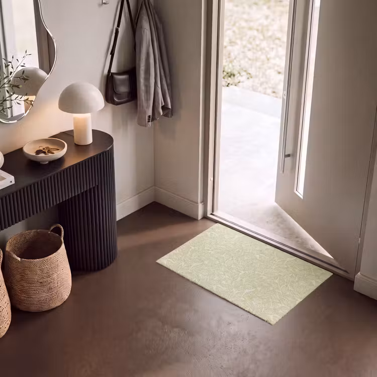 Deurmat - Saliegroen - Botanisch - Bladeren - Handgetekend - Patroon — 8