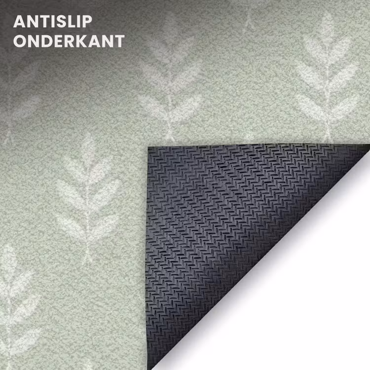 Deurmat - Saliegroen - Botanisch - Takjes - Minimalistisch - Patroon — 6