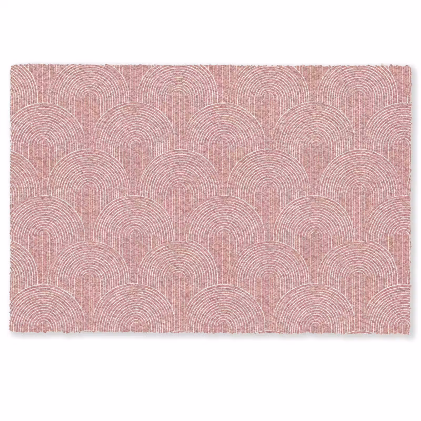 Deurmat - Oudroze - Bogen - Deco - Lijnen — 1