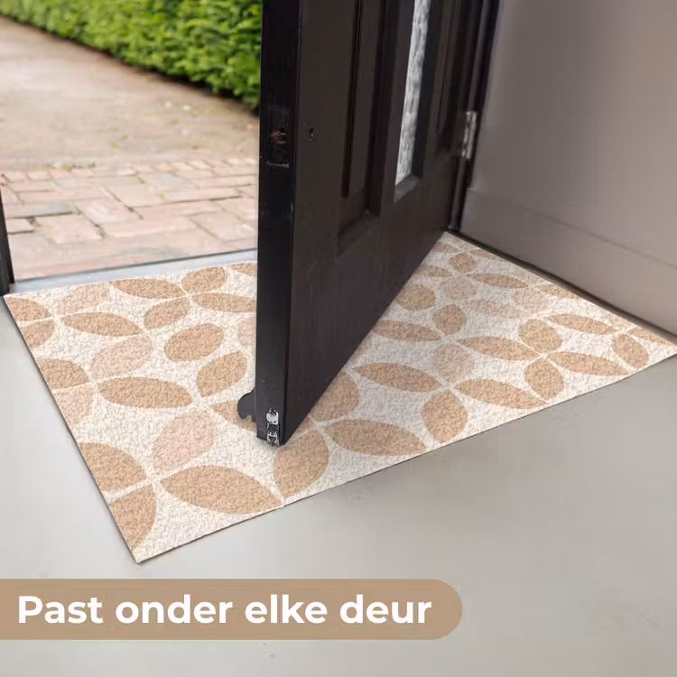 Deurmat - Beige - Bladeren - Minimalistisch - Patroon — 7