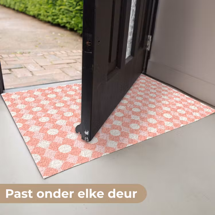 Deurmat - Koraal - Retro - Geometrisch - Patroon — 7