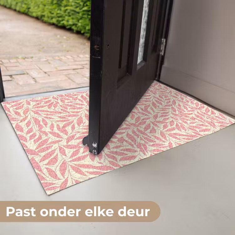 Deurmat - Roze - Bladeren - Dynamisch - Patroon — 7