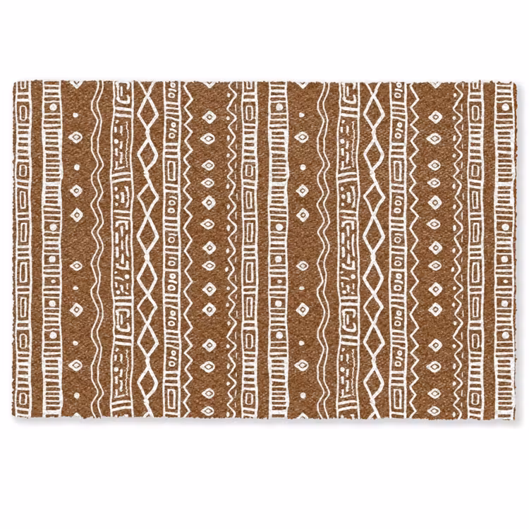 Deurmat - Chocoladebruin - Etnisch - Tribaal - Patroon — 1