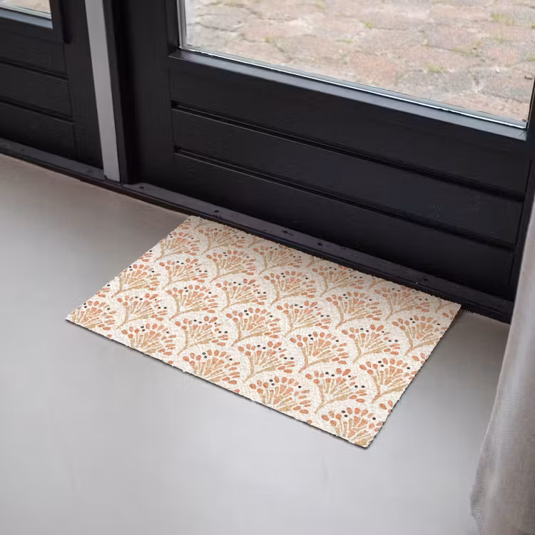 Deurmat - Terracotta - Waaiers - Schilderachtig - Patroon — 2