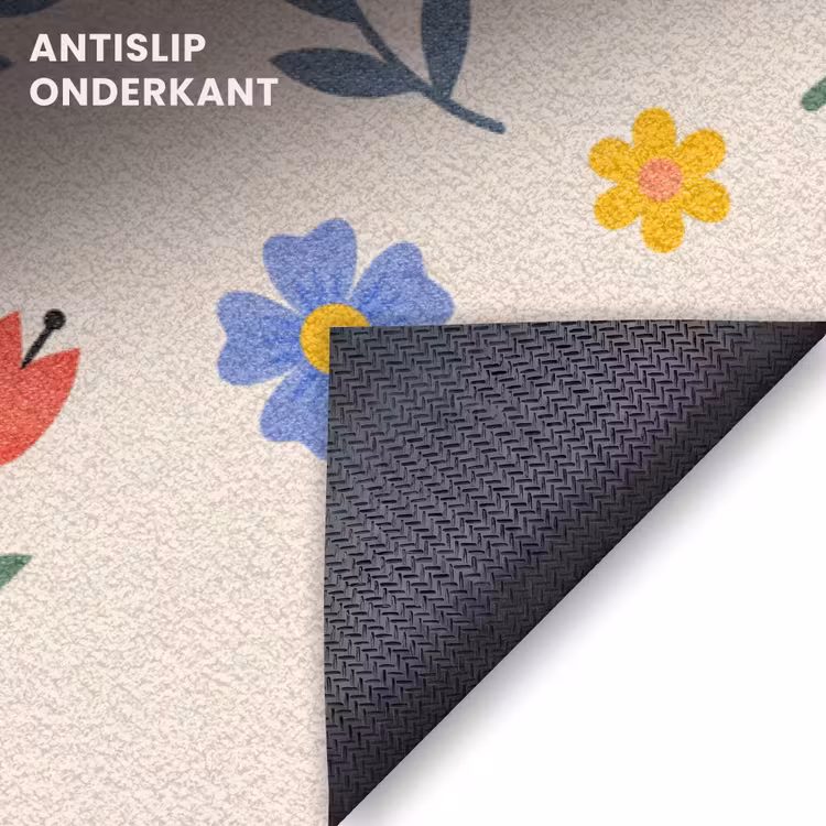 Deurmat - Vogel - Bloemen - Folk - Kleurrijk - Dieren — 6