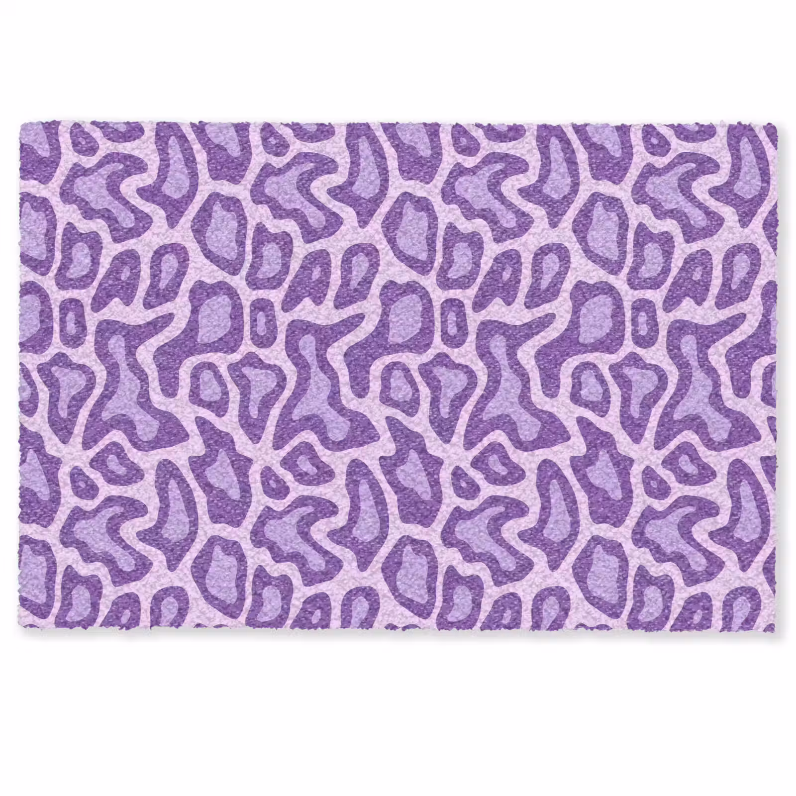 Deurmat - Paars - Abstract - Luipaard - Vlekken - Groovy - Patroon — 1