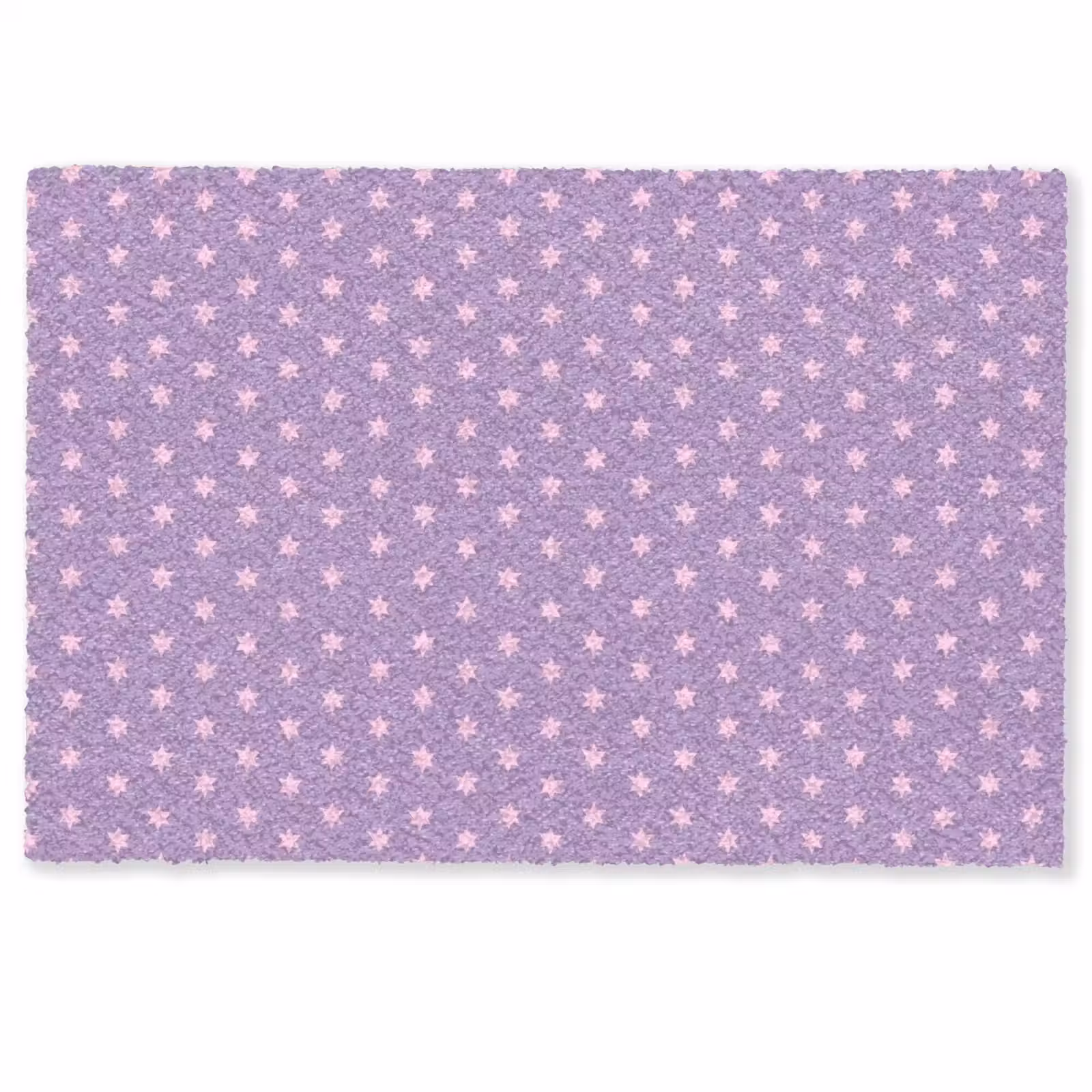 Deurmat - Paars - Roze - Sterren - Geometrisch - Patroon — 1