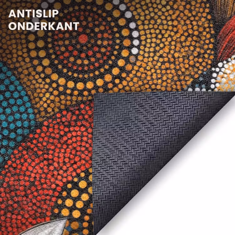 Deurmat - Kleurrijk - Aboriginal - Dot Painting - Botanisch - Patroon — 6
