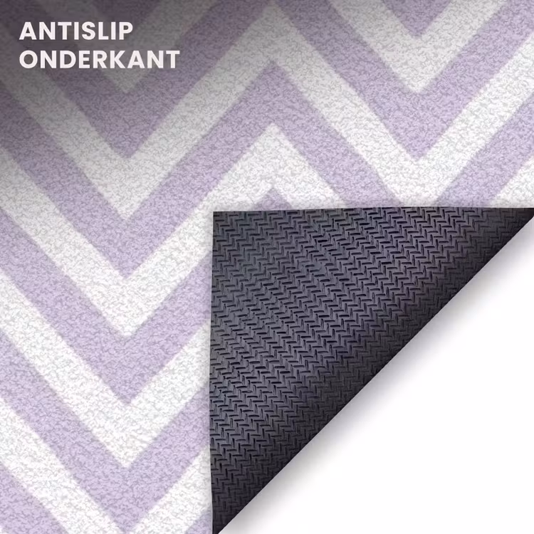 Deurmat - Lila - Geometrisch - Chevron - Zigzag - Patroon — 6
