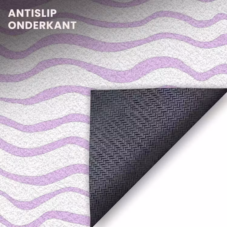 Deurmat - Lila - Geometrisch - Golfjes - Lijnen - Patroon — 6