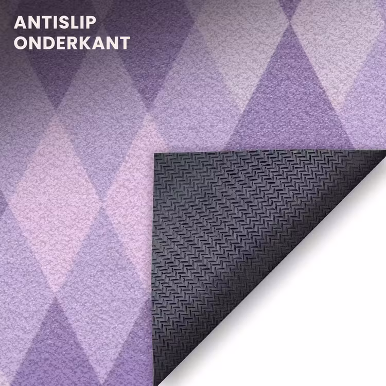 Deurmat - Paars - Geometrisch - Ruiten - Argyle - Patroon — 6