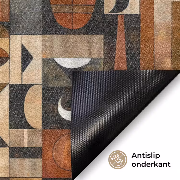 Deurmat - Terracotta - Geometrisch - Mid-Century - Patroon — 6