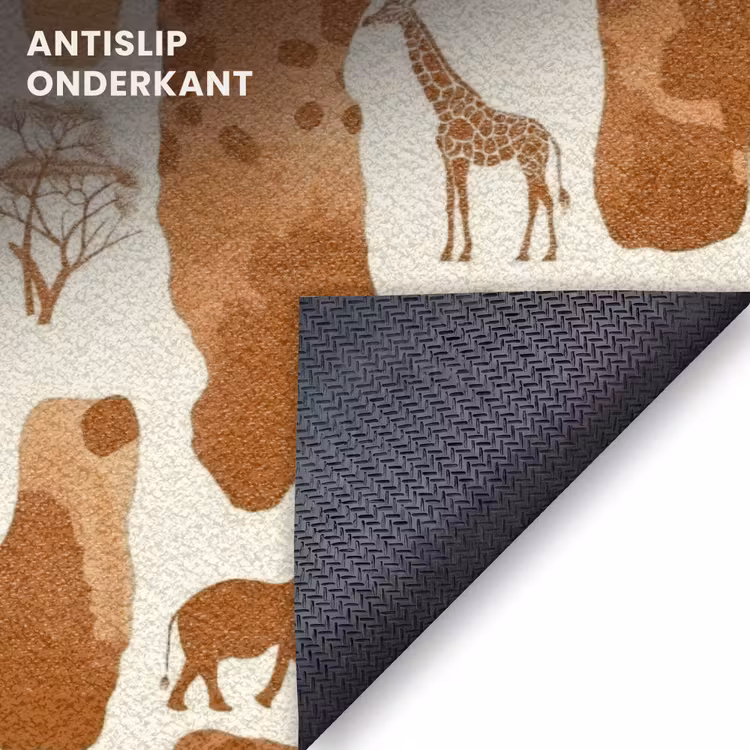 Deurmat - Terracotta - Safari - Dieren - Patroon — 6