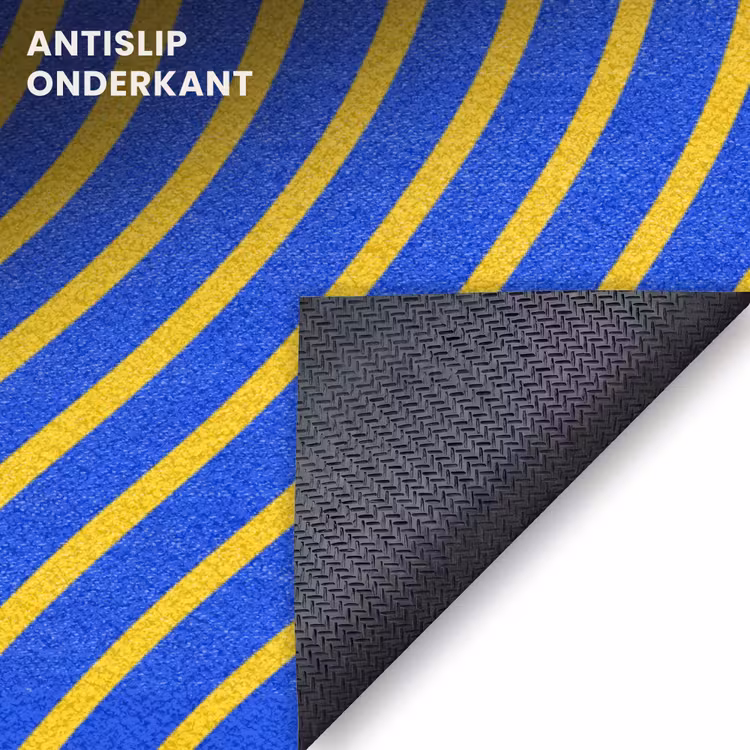 Deurmat - Abstract patroon - Blauw — 6
