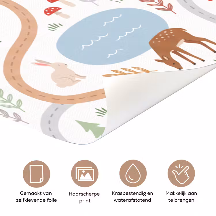 Deursticker - Dieren - Bos - Illustratie — 3
