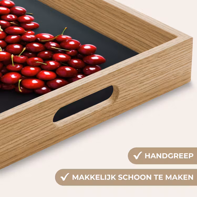 Dienblad - Kersen - Hart - Rood - Zwart — 5