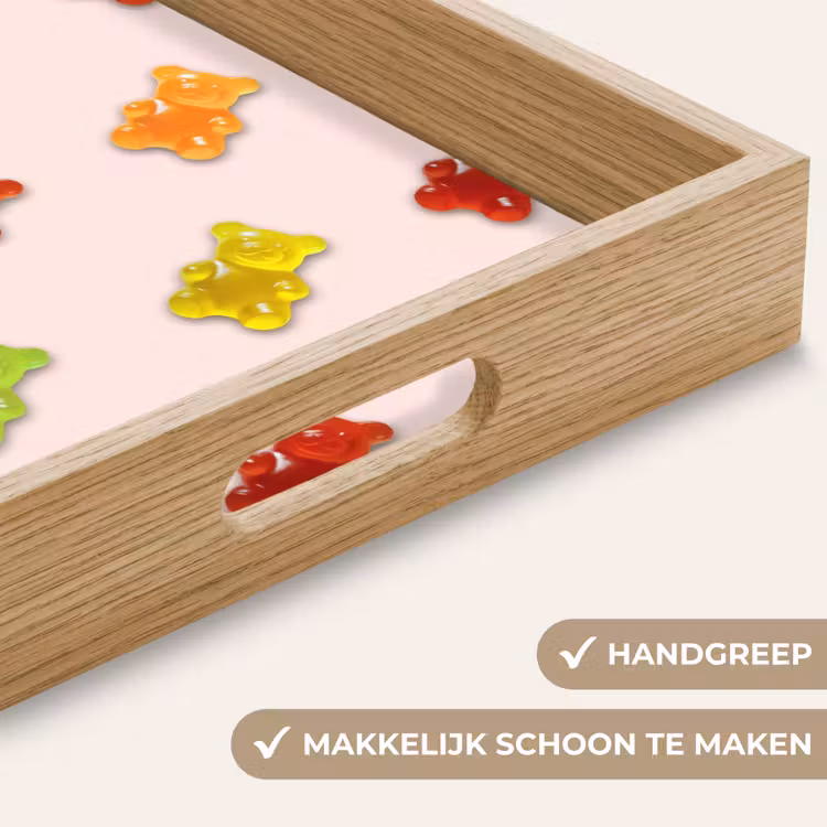Dienblad - Kleur - Snoep - Roze — 5