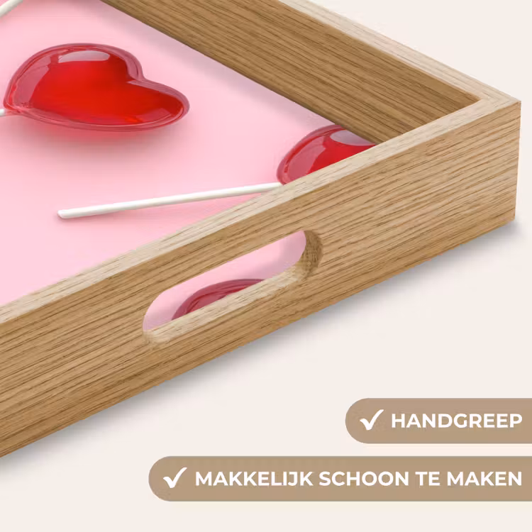 Dienblad - Lollies - Hartjes - Roze — 5