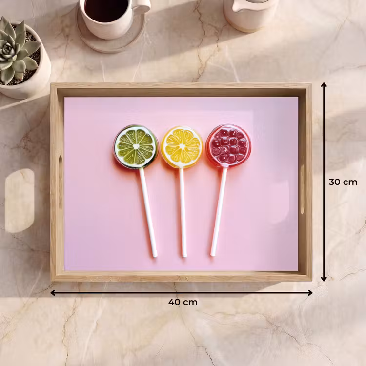 Dienblad - Lolly - Snoep - Citrus — 9