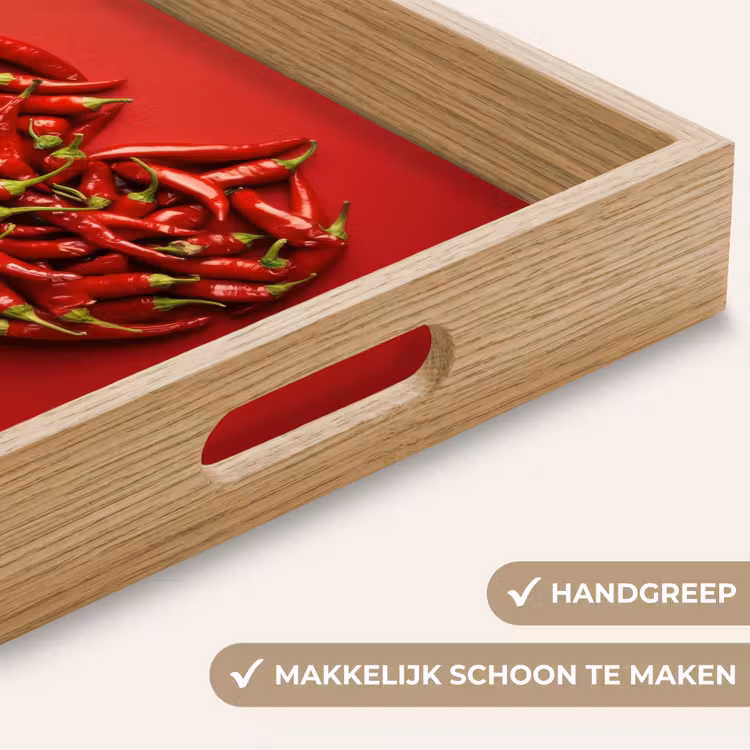 Dienblad - Pepers - Rood - Hart — 5