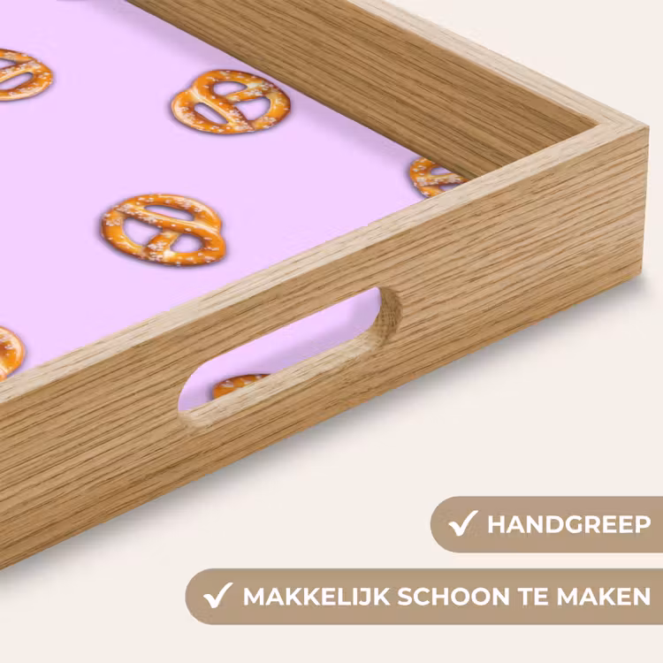 Dienblad - Pretzels - Eten - Paars — 5