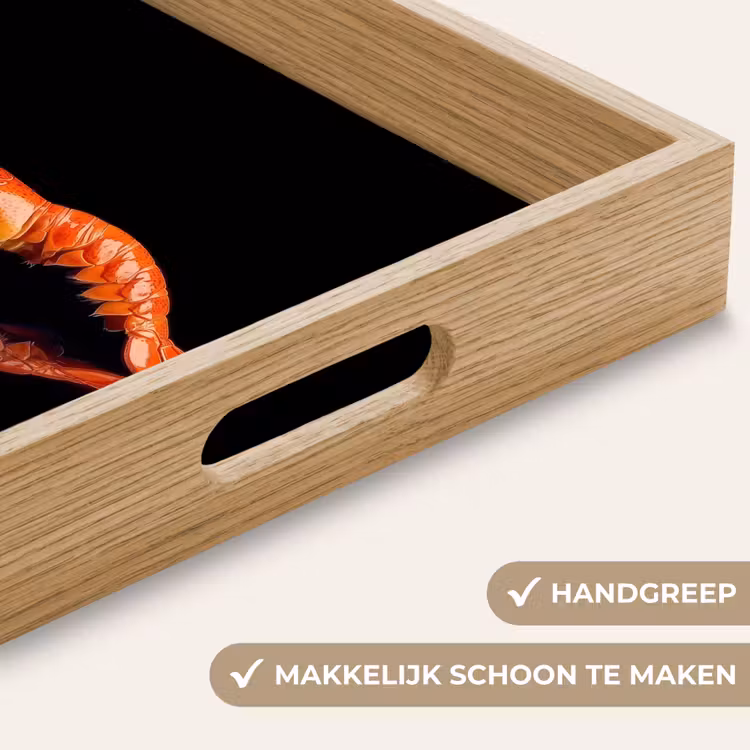Dienblad - Kreeft - Oranje - Zwart - Opvallend — 5