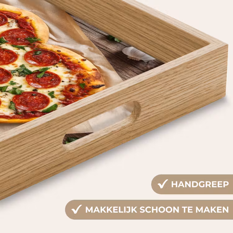 Dienblad - Pizza - Hart - Pepperoni - Tomaat — 5