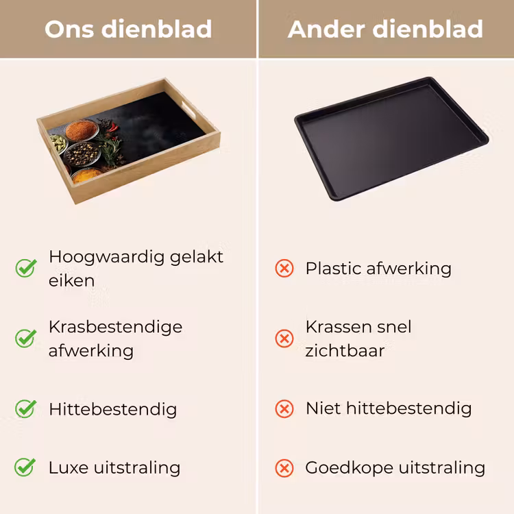 Dienblad - Glazen - Bakjes - Blaadjes - Kruiden — 3