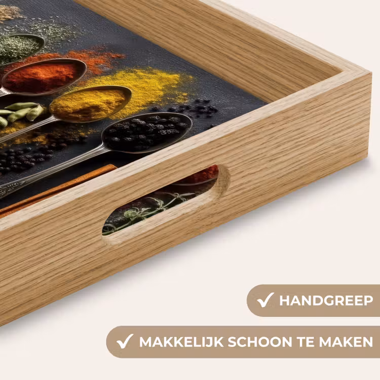 Dienblad - Lepels - Specerijen - Kaneel - Chili — 5