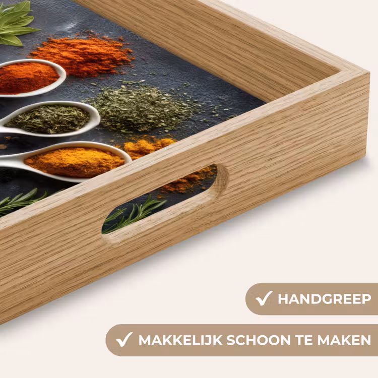 Dienblad - Lepels - Wit - Poeder - Kruiden — 5