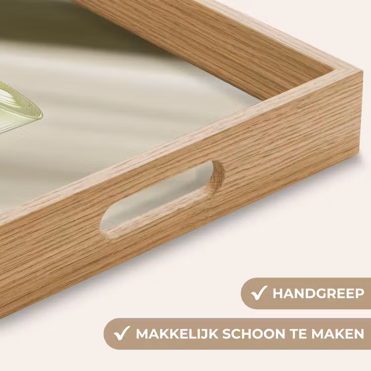 Dienblad - Matcha - Glas - Groen - Minimalistisch — 5